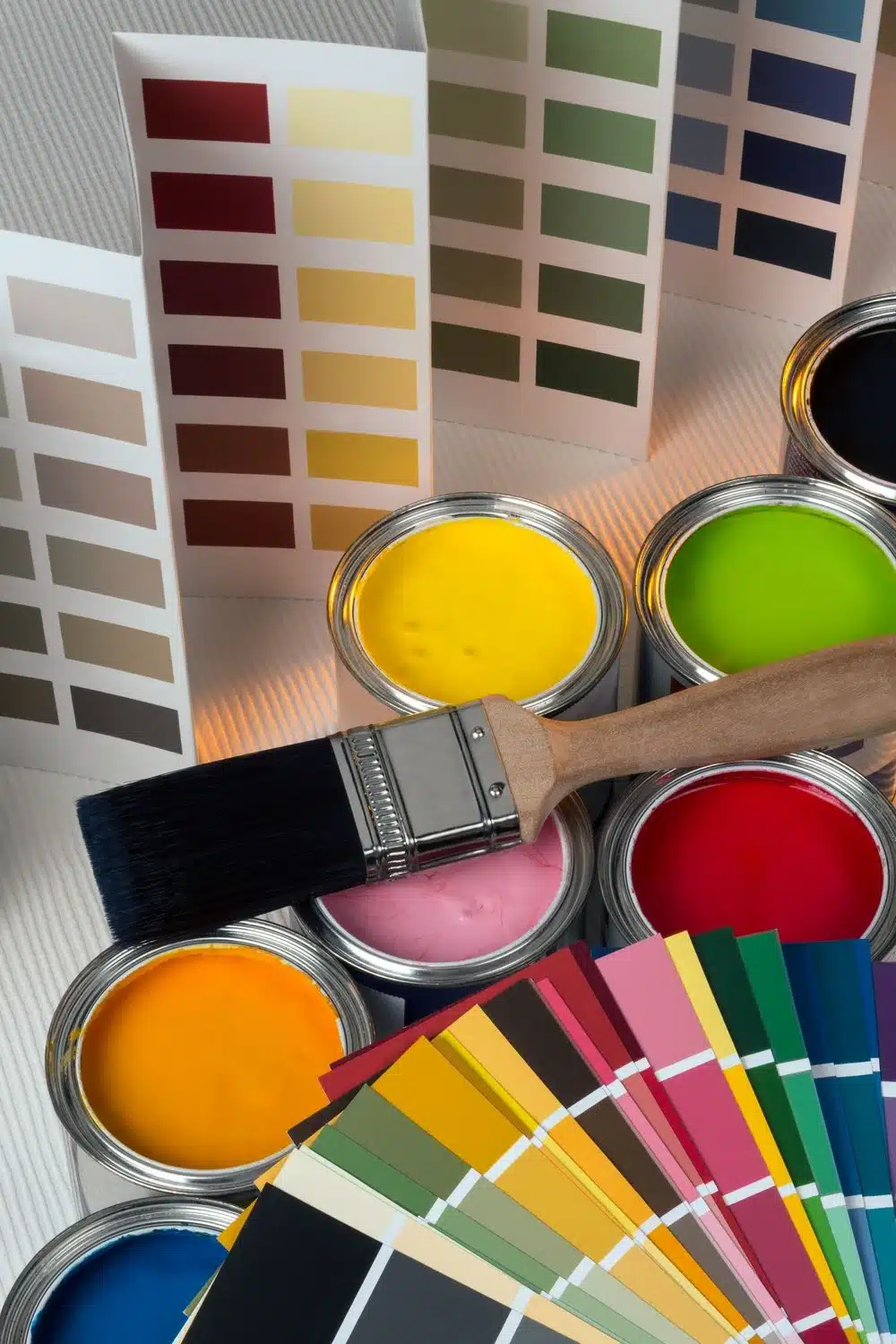 selection of paint colors offered by Wade Paint Co