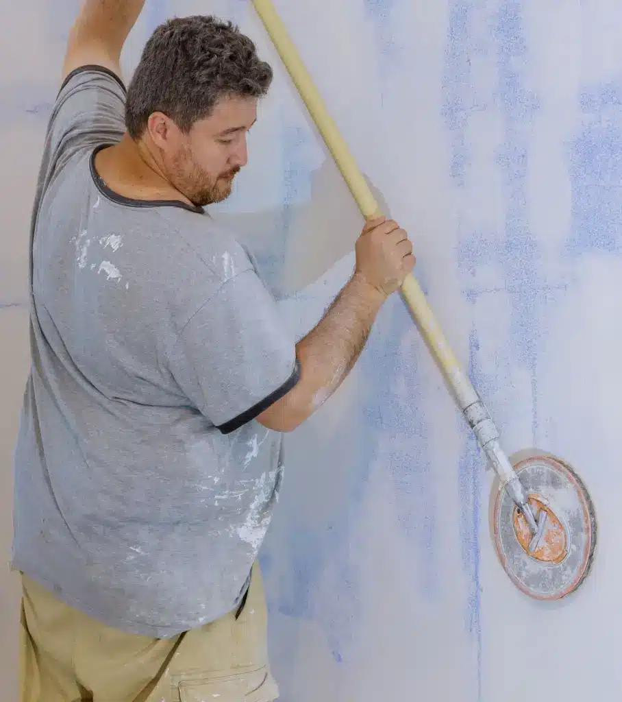 wall sanding before painting done by Wade Paint Co