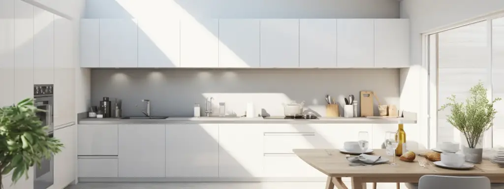 a well lit kitchen with an ideal paint finish by wade paint co