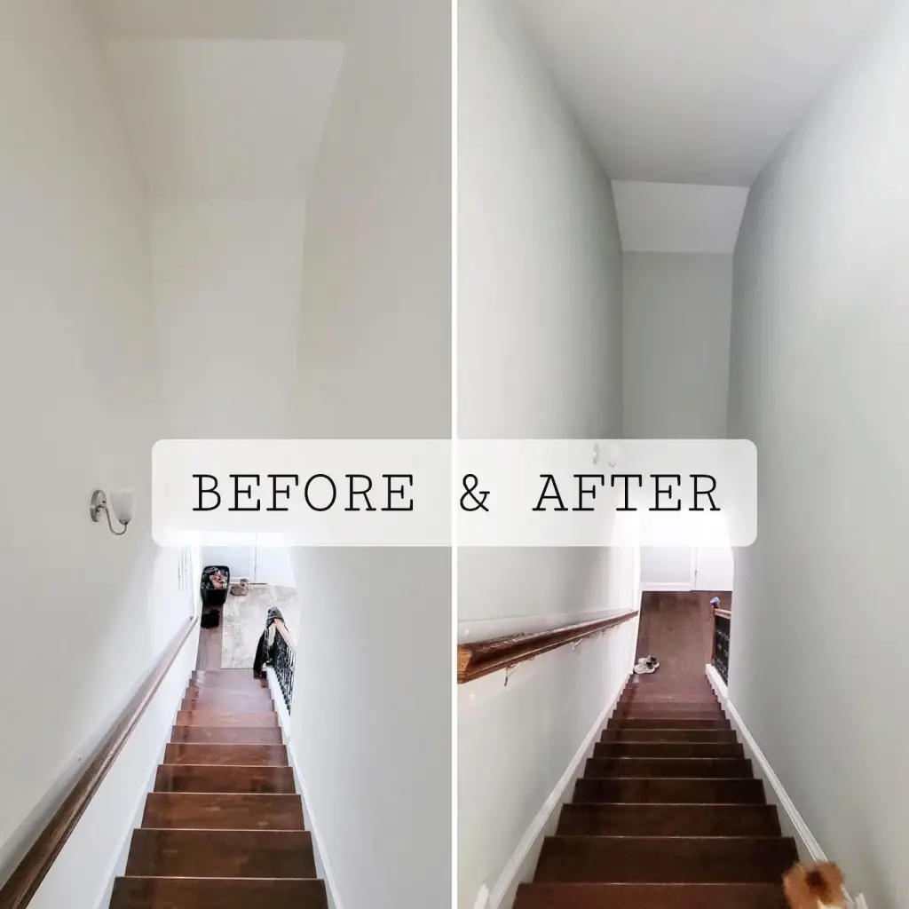 Stairway Painting Before & After