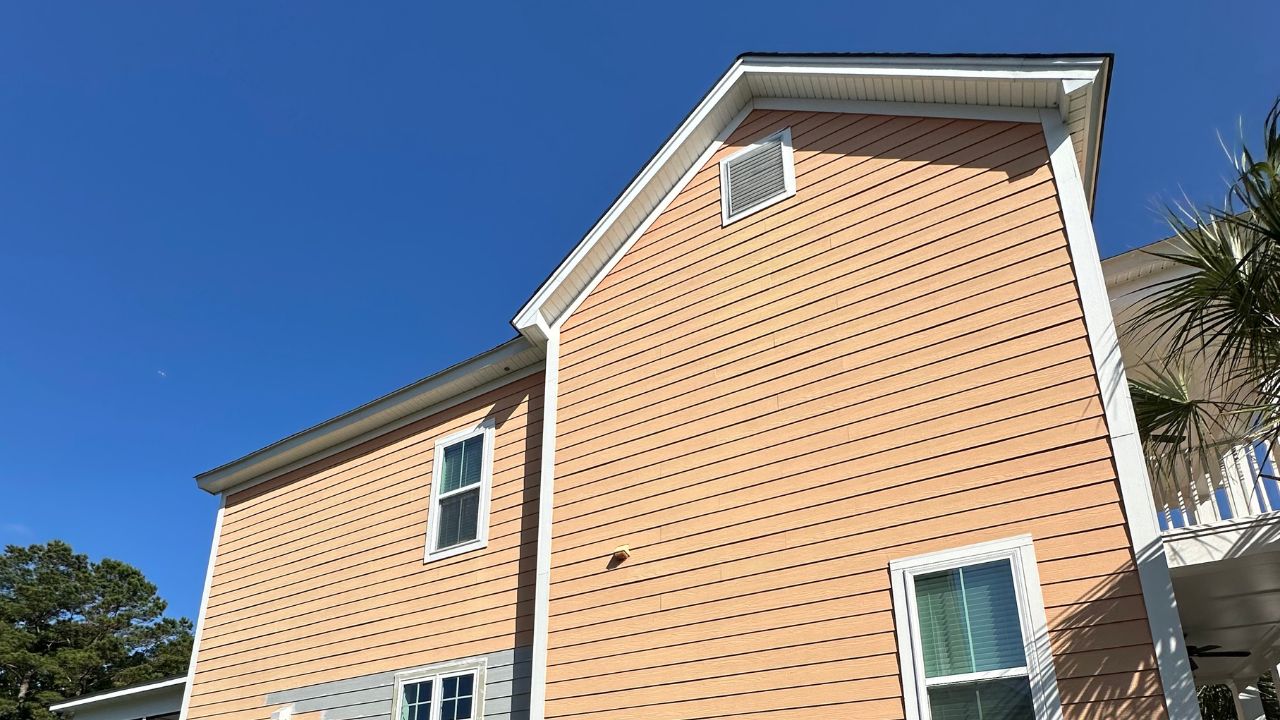 4 Cosmetic Signs Your Exterior Paint Needs Attention light peach exterior painting