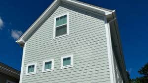 set the wall and prime of exterior walls in the house