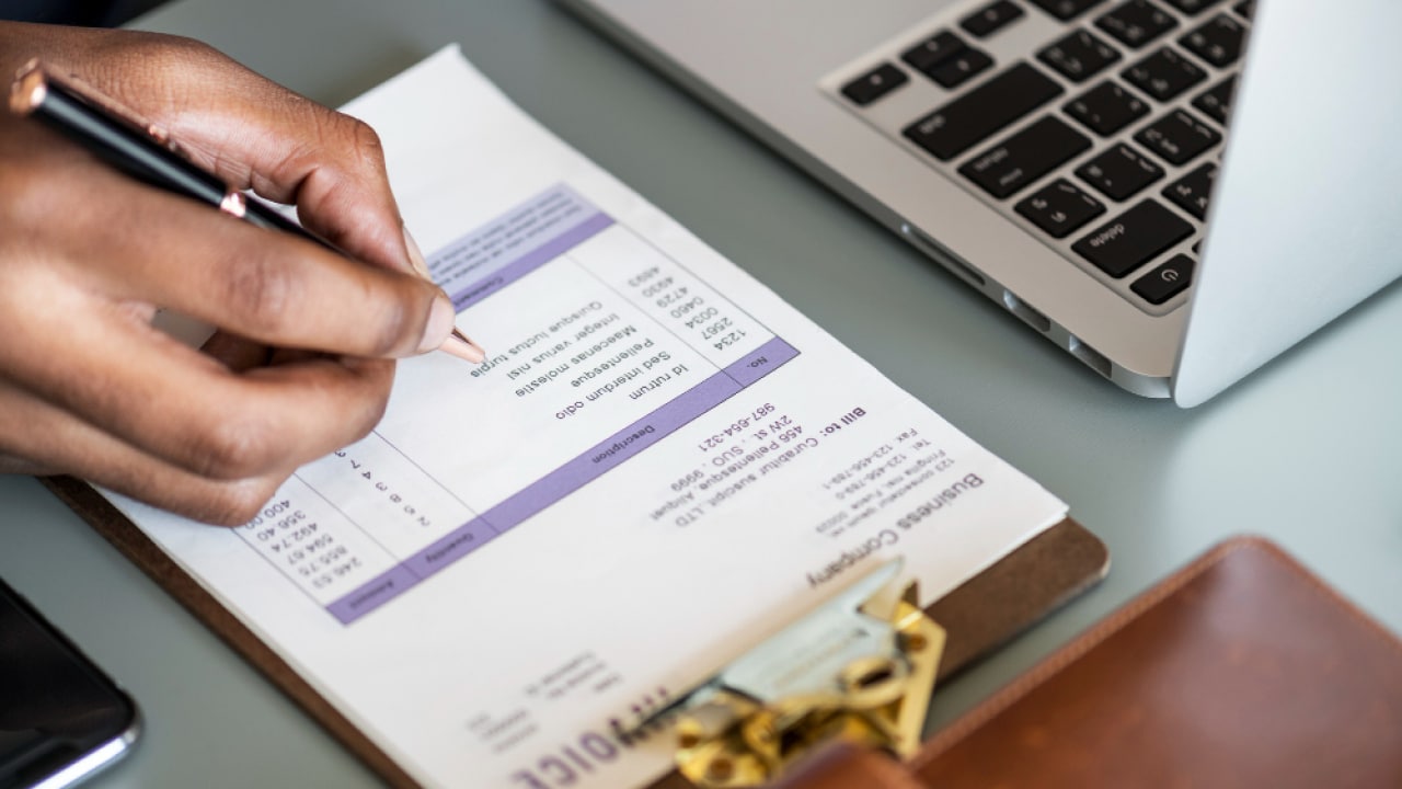 pricing invoice for a painting services quote