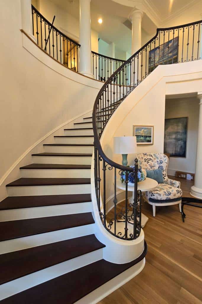 staircase painted by wade paint